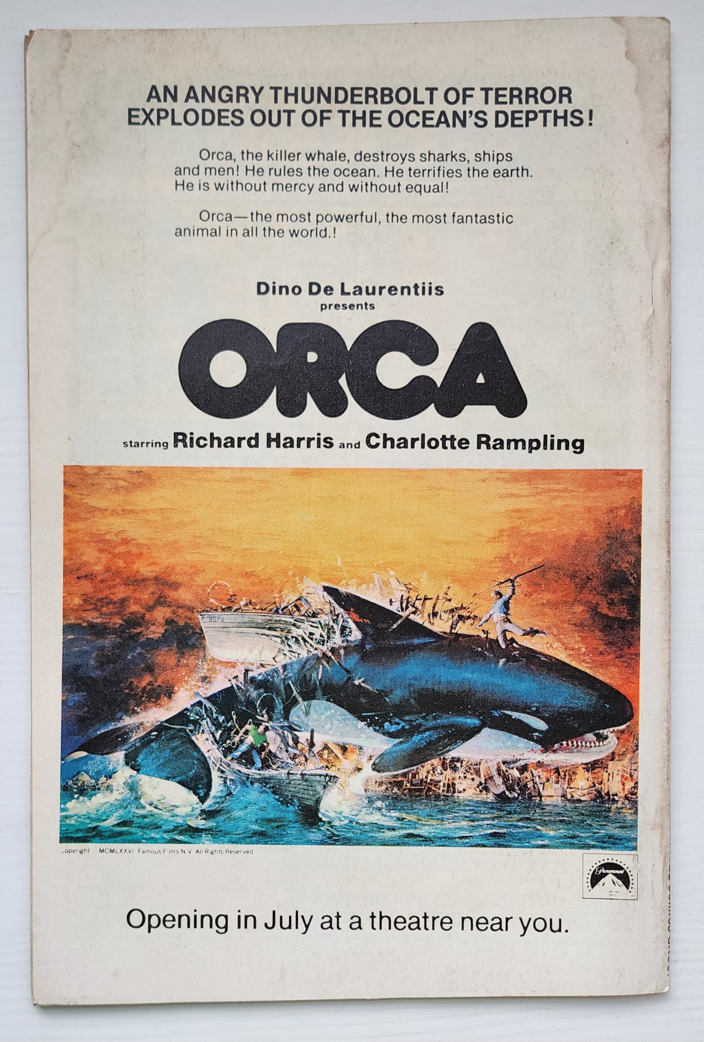 TARZAN #1 1977 Tarzan MARVEL COMICS