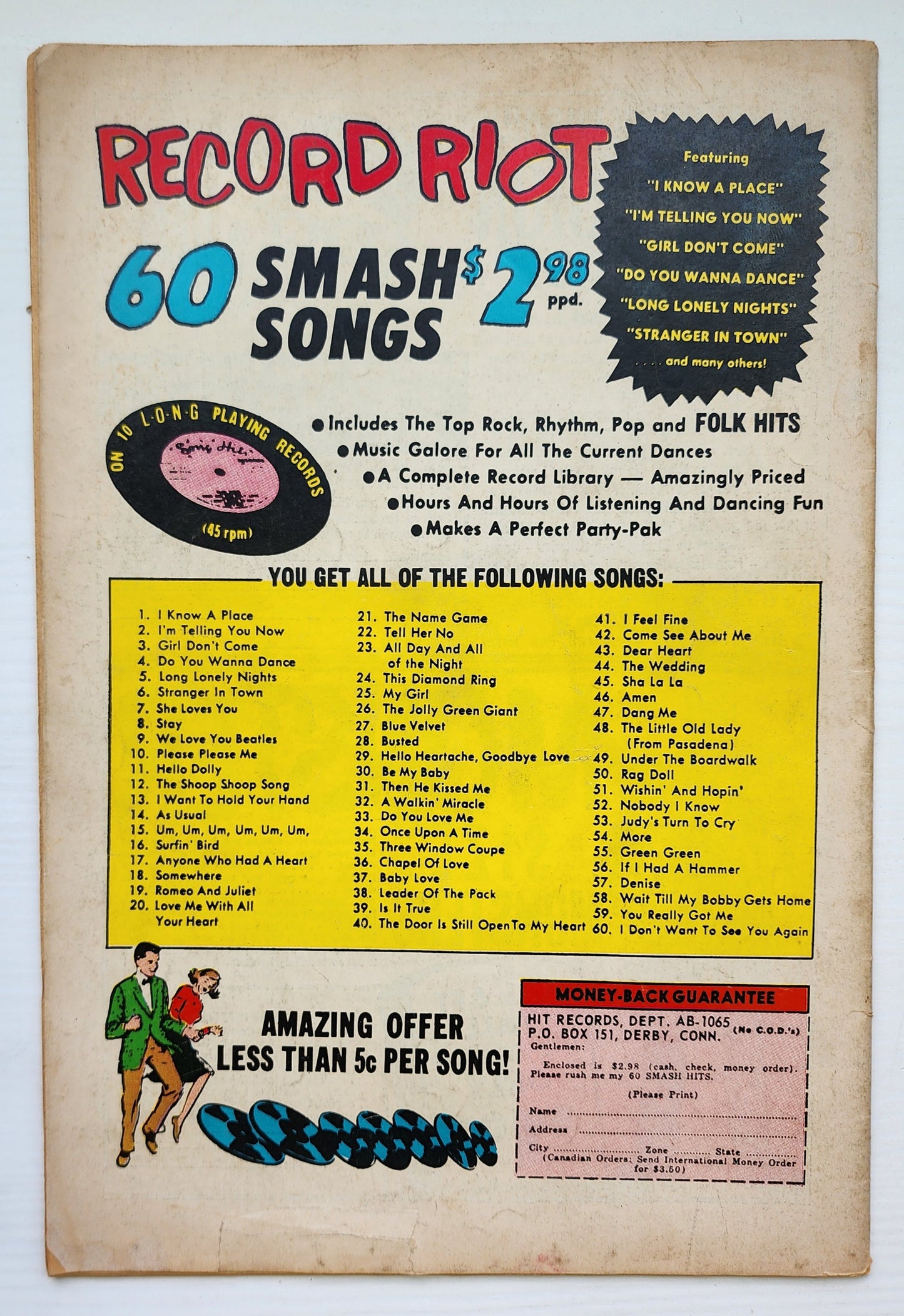 UNKNOWN WORLDS #43 1965 GOLD KEY