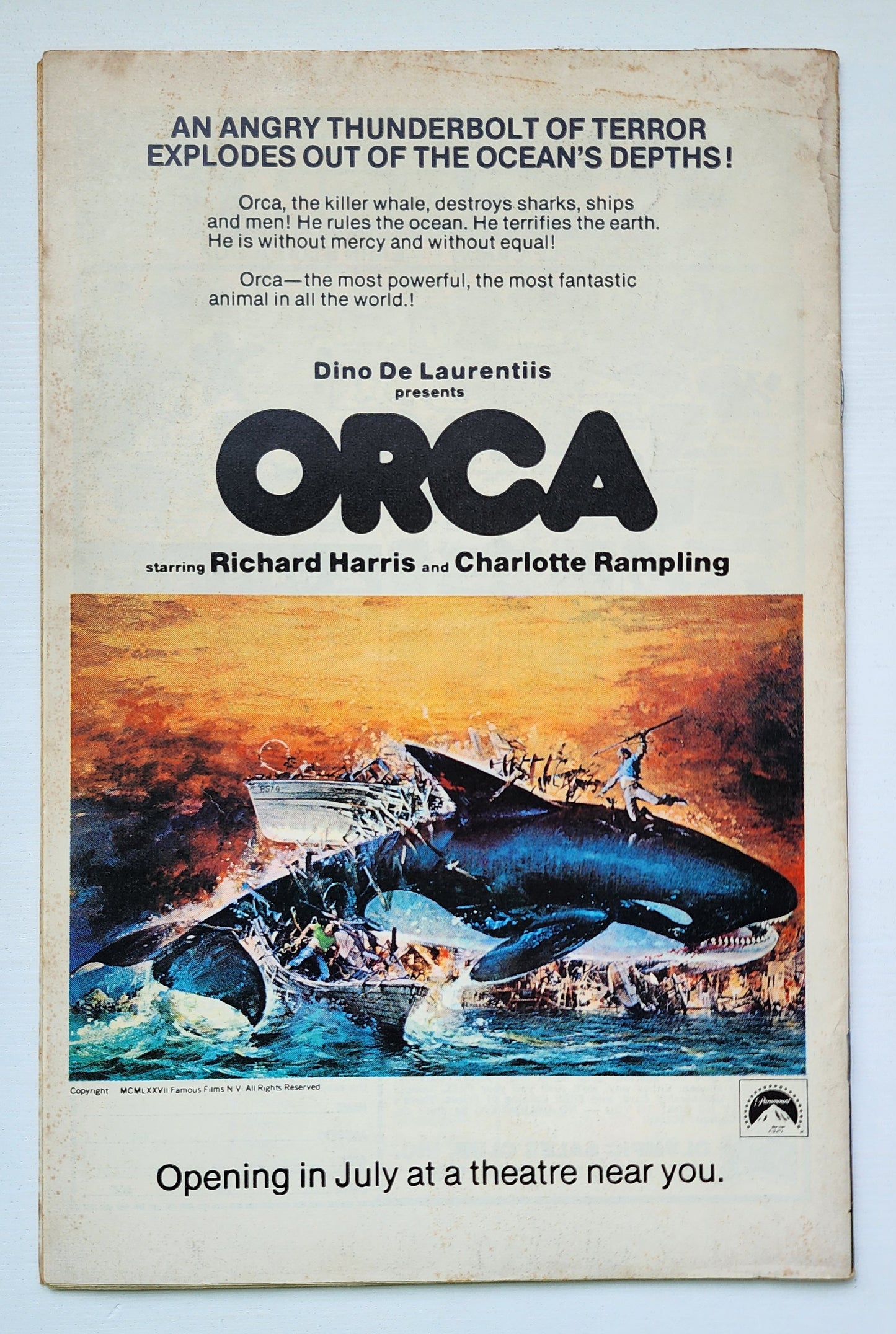 HUMAN FLY #2 1977 NEWSSTAND MARVEL COMICS