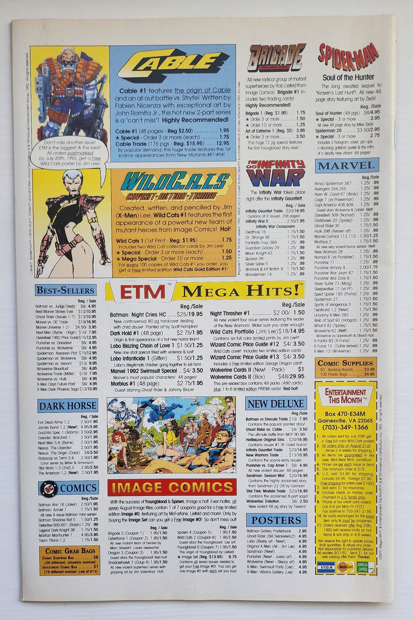 ORIGINAL GHOST RIDER #2 1992 NEWSSTAND Ghost Rider CRUSADE COMICS