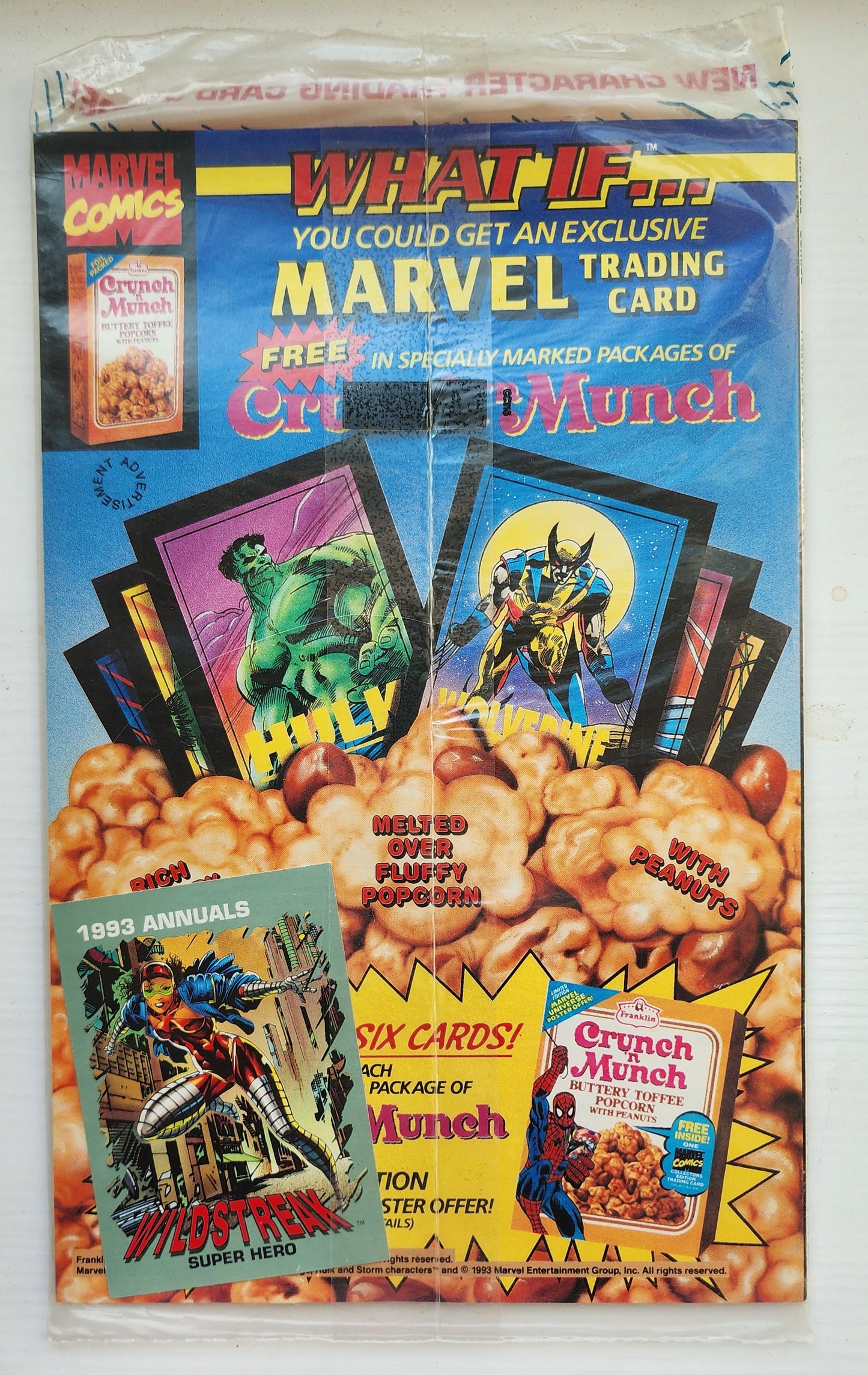 FANTASTIC FOUR ANNUAL #26 1993 NEWSSTAND OPEN POLYBAGGED WITH CARD Fantastic Four MARVEL COMICS