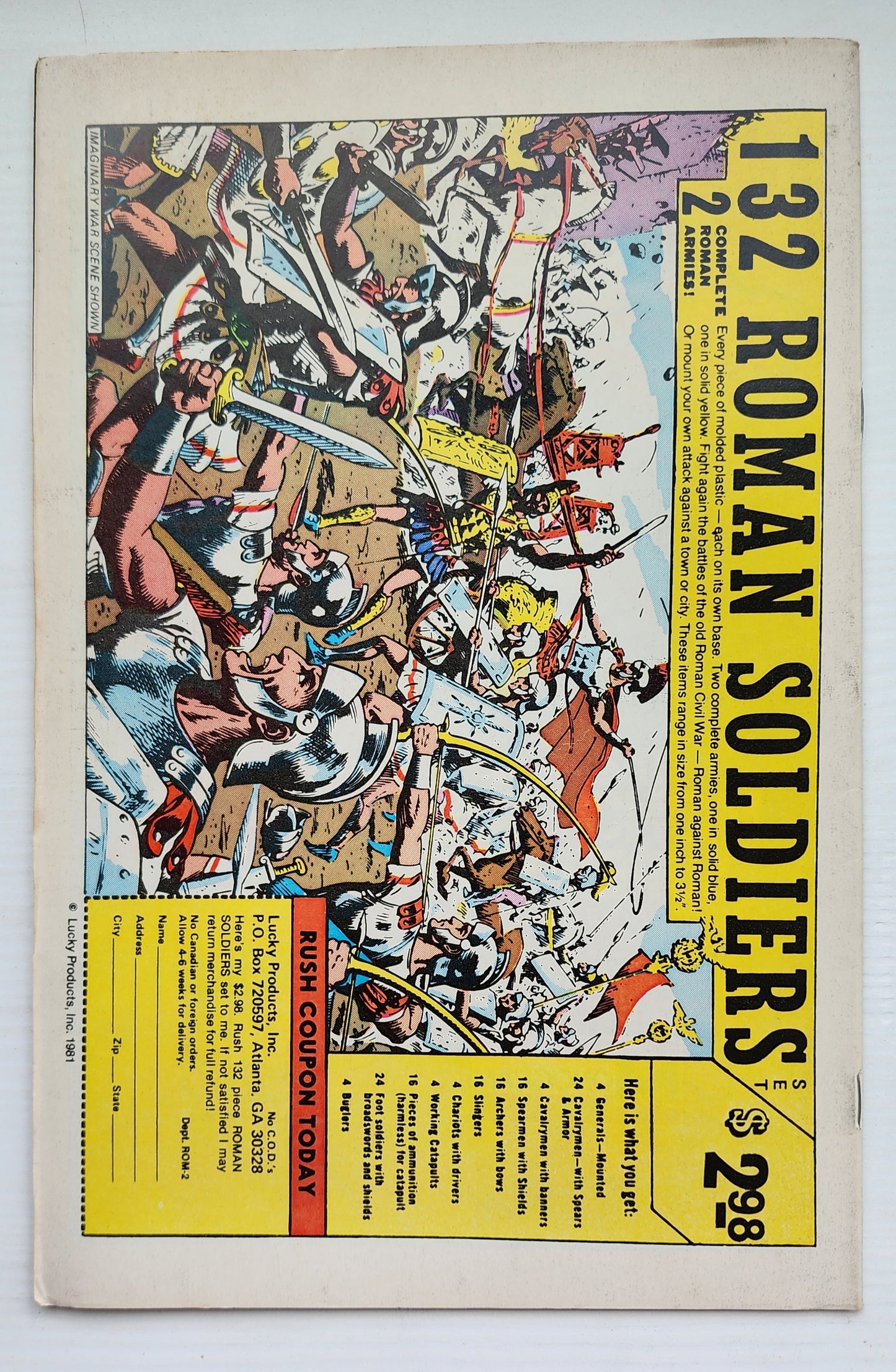 CONAN THE BARBARIAN #120 1981 NEWSSTAND Conan MARVEL COMICS