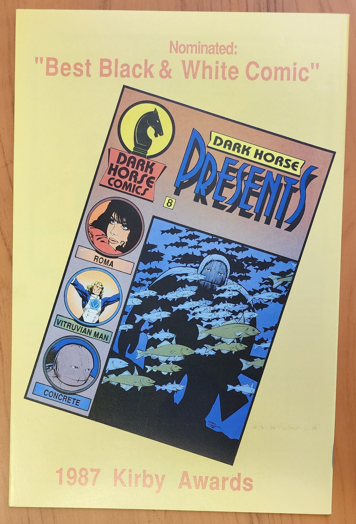 DARK HORSE PRESENTS #8 1987 Dark Horse Presents DARK HORSE