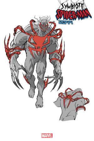 SYMBIOTE SPIDER-MAN 2099 #1 (OF 5) DESIGN 1:10 VARIANT 2024 Symbiote Spider-Man MARVEL PRH