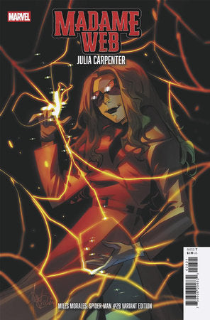 MILES MORALES SPIDER-MAN #28 ANDOLFO MADAME WEB VARIANT 20255 Spider-Man Miles Morales MARVEL PRH