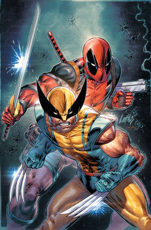DEADPOOL & WOLVERINE WWIII #1 ROB LIEFELD 1:25 2ND PRINT VARIANT 2024 Deadpool MARVEL PRH