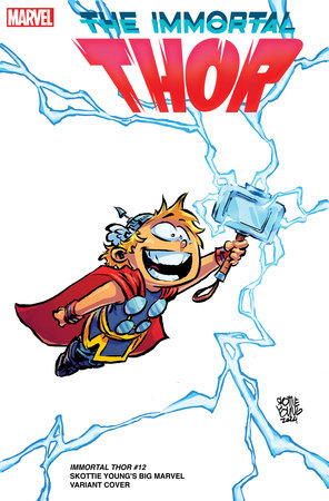 IMMORTAL THOR #12 SKOTTIE YOUNG BIG MARVEL VARIANT 2024 Mighty Thor MARVEL PRH