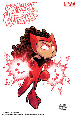 SCARLET WITCH #1 SKOTTIE YOUNG BIG MARVEL VARIANT 2024 Scarlet Witch MARVEL COMICS