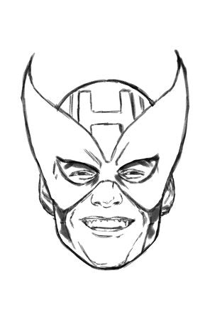 BLACK WIDOW AND HAWKEYE #1 MARK BROOKS 1:50 SKETCH HEADSHOT VIRGIN VARIANT 2024 Black Widow MARVEL PRH