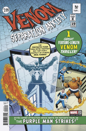 VENOM SEPARATION ANXIETY #2 PAULO SIQUEIRA HOMAGE VARIANT 2024 Venom MARVEL PRH