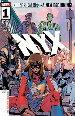 NYX #1 SARA PICHELLI 2ND PRINT VARIANT 2024 Nyx MARVEL COMICS