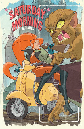 WEREWOLF BY NIGHT RED BAND #1 GALLOWAY SATURDAY MORNING VARIANT 2024 Werewolf by Night MARVEL COMICS