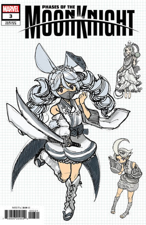 PHASES OF THE MOON KNIGHT #3 (OF 4) YUJI KAKU DESIGN VARIANT 2024 Moon Knight MARVEL PRH