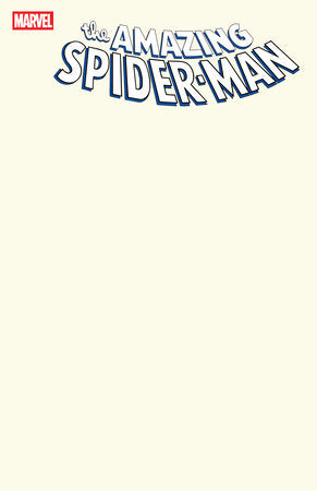 AMAZING SPIDER-MAN #1 BLANK CVR VARIANT 2025 MARVEL PRH