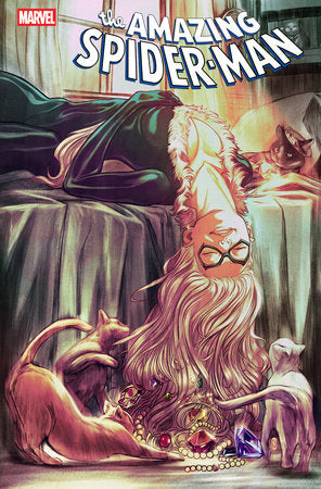 AMAZING SPIDER-MAN #1 NIMIT MALAVIA BLACK CAT VARIANT 2025 MARVEL PRH