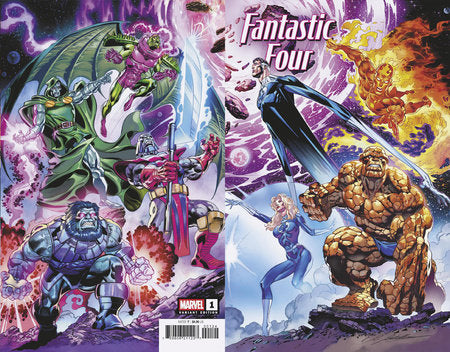 FANTASTIC FOUR #1 CASTELLINI WRAPAROUND 1:25 VARIANT 2025 Fantastic Four MARVEL PRH