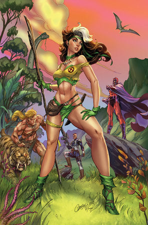 ROGUE THE SAVAGE LAND #1 (OF 5) J SCOTT CAMPBELL ROGUE VIRGIN 1:100 VARIANT 2025 Rogue MARVEL PRH