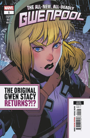 GWENPOOL #1 STEFANO NESI 2ND PRINT VARIANT 2025 MARVEL PRH