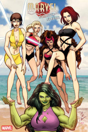 07/01/2026 MARVEL SWIMSUIT SPECIAL: BRAND NEW BEACH DAY #1 JOHN ROMITA JR 1:25 VARIANT MARVEL
