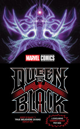 07/29/2026 QUEEN IN BLACK #1 TRUE BELIEVERS 20 BAG DISPLAY BOX