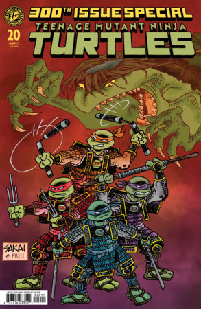 07/22/2026 TEENAGE MUTANT NINJA TURTLES #200 300TH ISSUE SPECIAL 1:50 SAKAI VARIANT IDW PUBLISHING