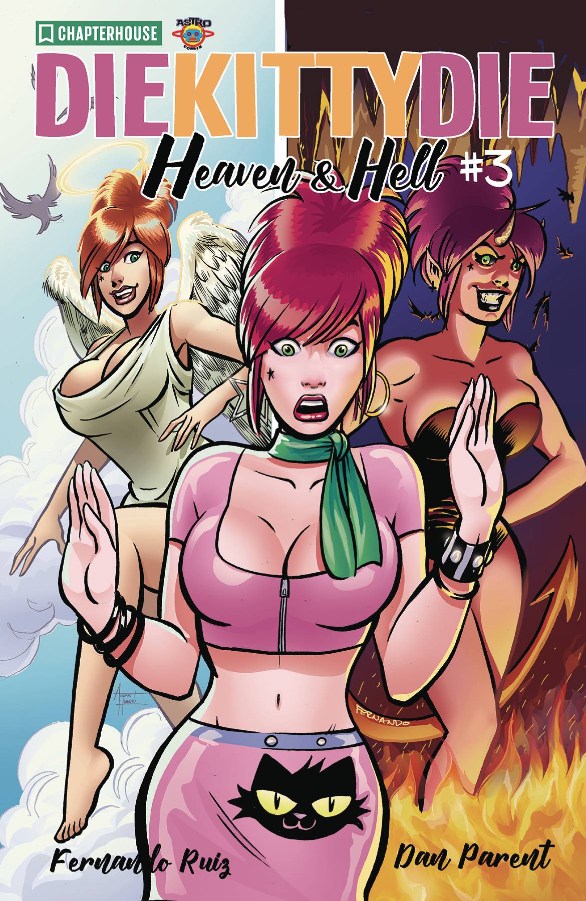 DIE KITTY DIE HEAVEN AND HELL #3 CVR A RUIZ 2018 Die Kitty Die CHAPTERHOUSE PUBLISHING, INC