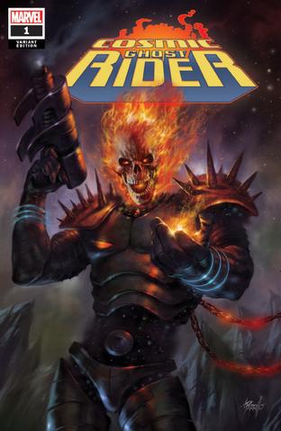 COSMIC GHOST RIDER #1 (OF 5) PARRILLO VARIANT 2018 Ghost Rider MARVEL COMICS