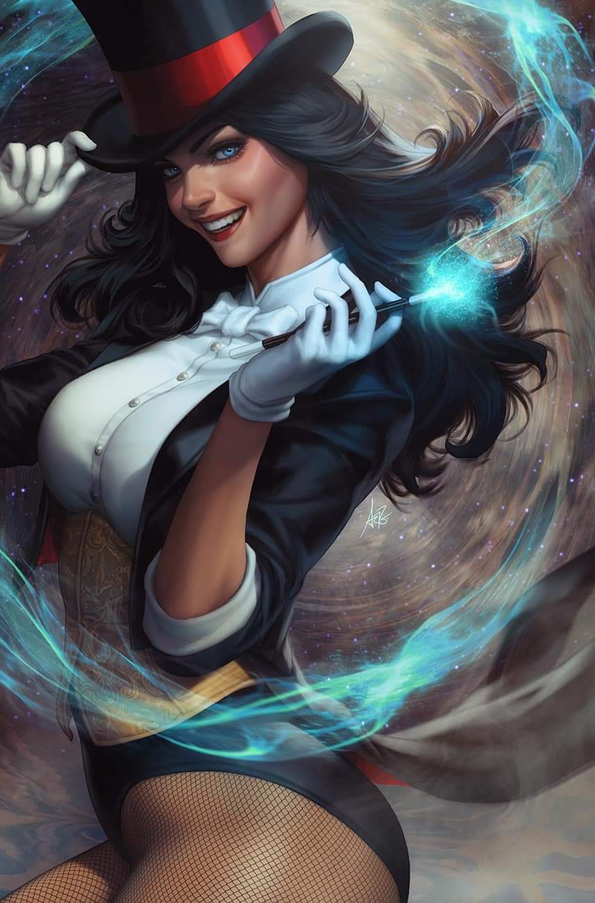 ZATANNA BRING DOWN THE HOUSE #1 (OF 5) CVR D STANLEY ARTGERM LAU FOIL VARIANT (MR) 2024 Zatanna DC COMICS