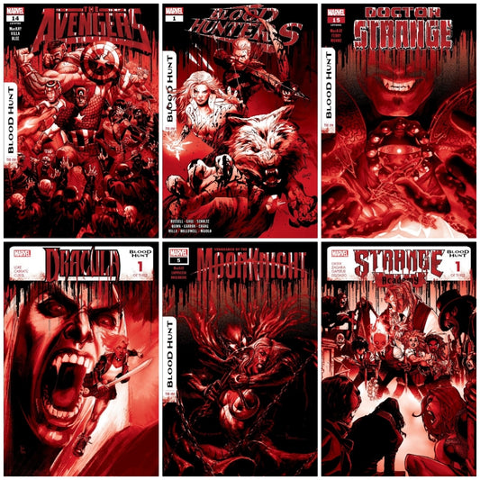 06/19/2024 BLOOD SOAKED 2ND PRINT VARIANT SET OF 6