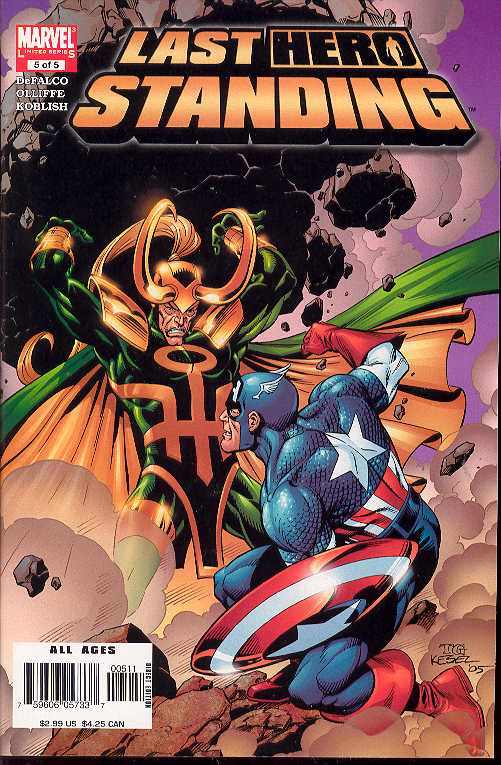 LAST HERO STANDING #5 (OF 5) 2005 MARVEL COMICS