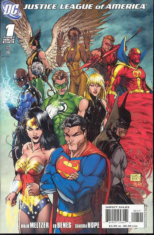 JUSTICE LEAGUE OF AMERICA #1 TURNER 1:10 VARIANT 2006 Justice League of America DC COMICS