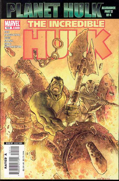 INCREDIBLE HULK #101 2007 Incredible Hulk MARVEL COMICS