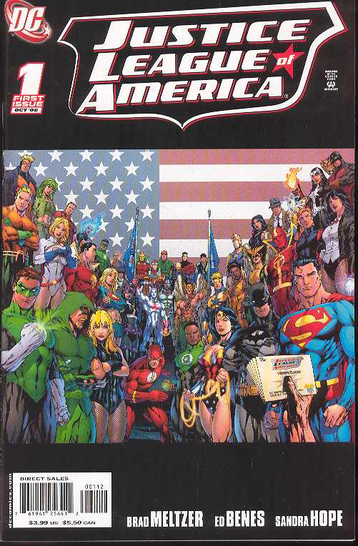 JUSTICE LEAGUE OF AMERICA #1 2ND PRINT VARIANT 2006 Justice League of America DC COMICS