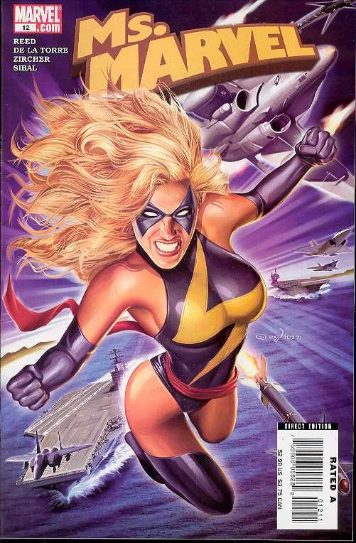 MS MARVEL #12 GREG HORN COVER 2006 Captain Marvel MARVEL COMICS