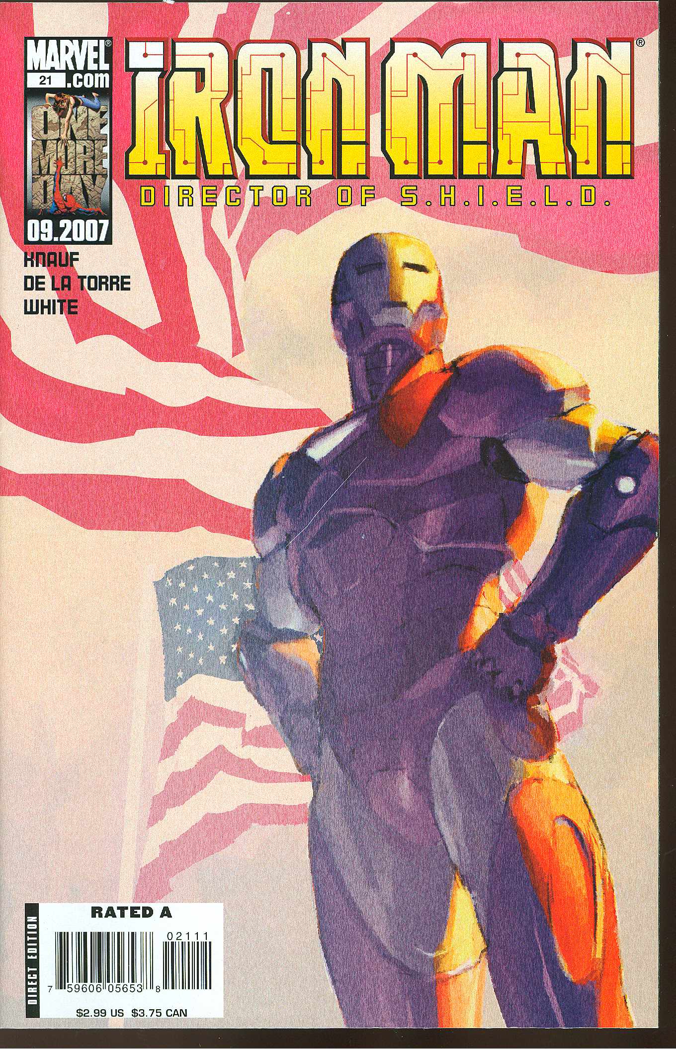 IRON MAN #21 2007 Iron Man MARVEL COMICS