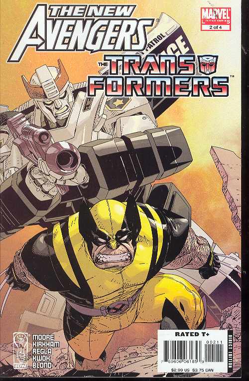 NEW AVENGERS TRANSFORMERS #2 (OF 4) 2007 New Avengers MARVEL COMICS