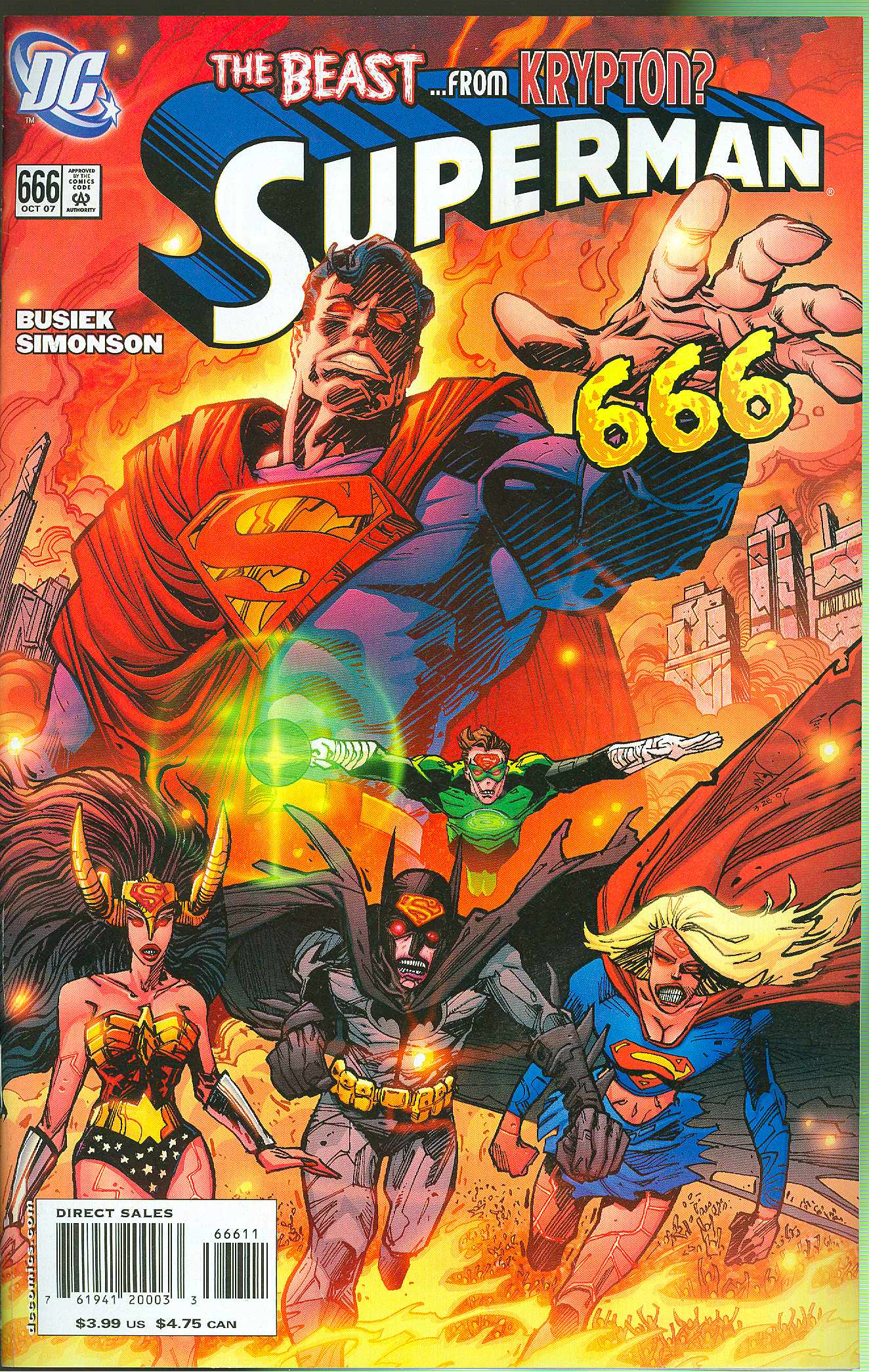 SUPERMAN #666 2007 Superman DC COMICS