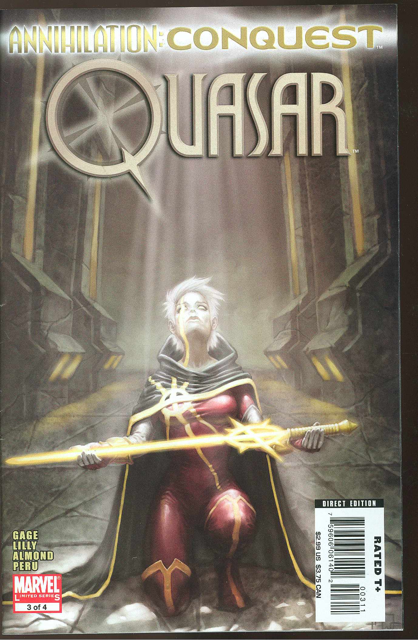 ANNIHILATION CONQUEST QUASAR #3 2007 Annihilation MARVEL COMICS