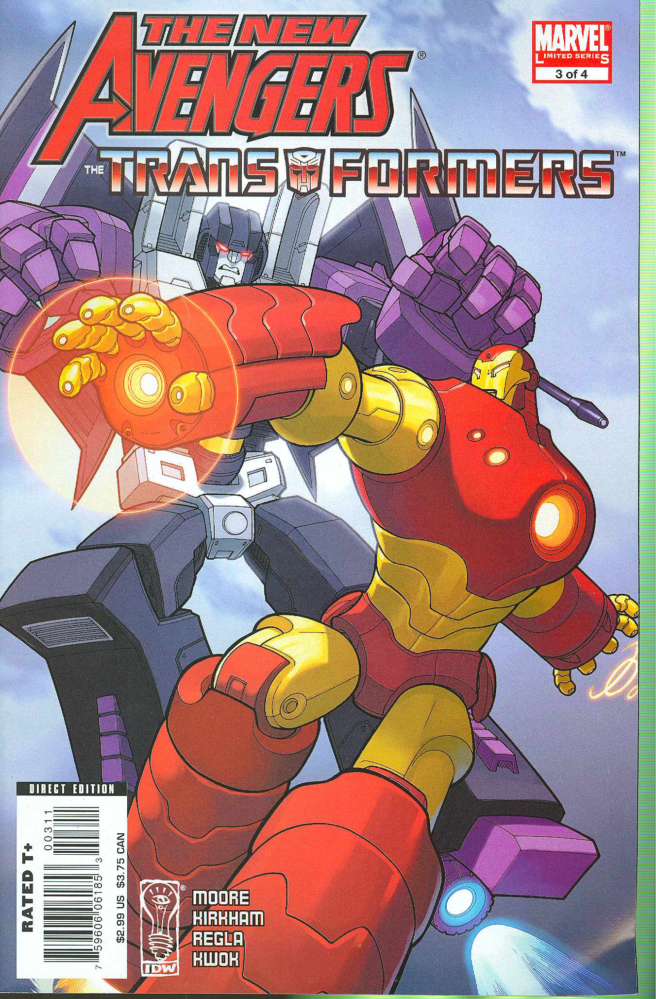 NEW AVENGERS TRANSFORMERS #3 (OF 4) 2007 New Avengers MARVEL COMICS