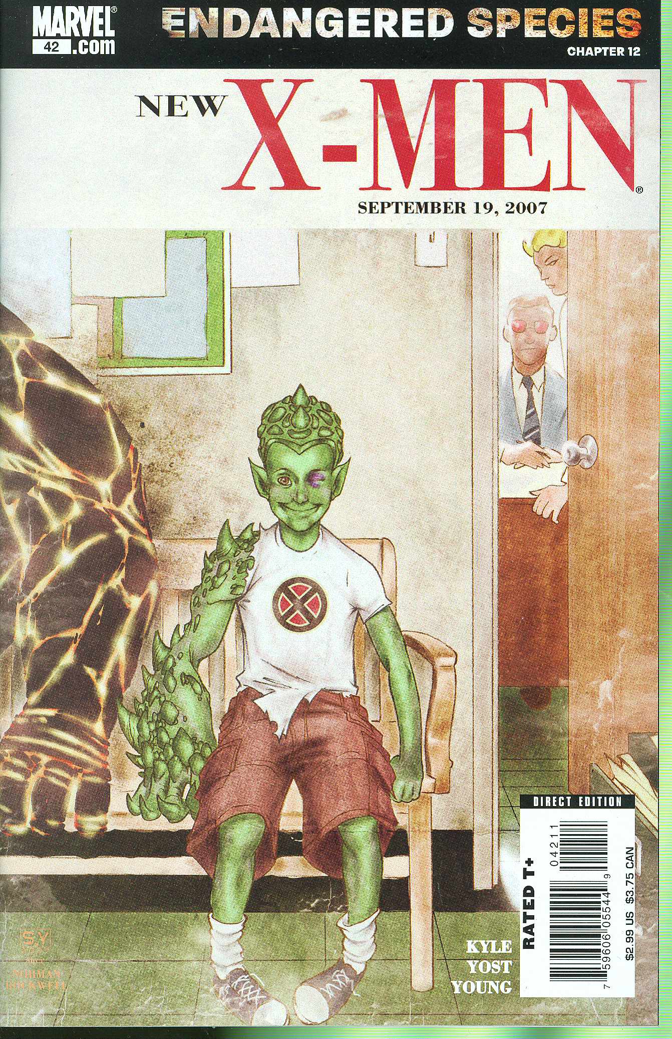 NEW X-MEN #42 2007 SKOTTIE YOUNG HOMAGE New X-Men MARVEL COMICS