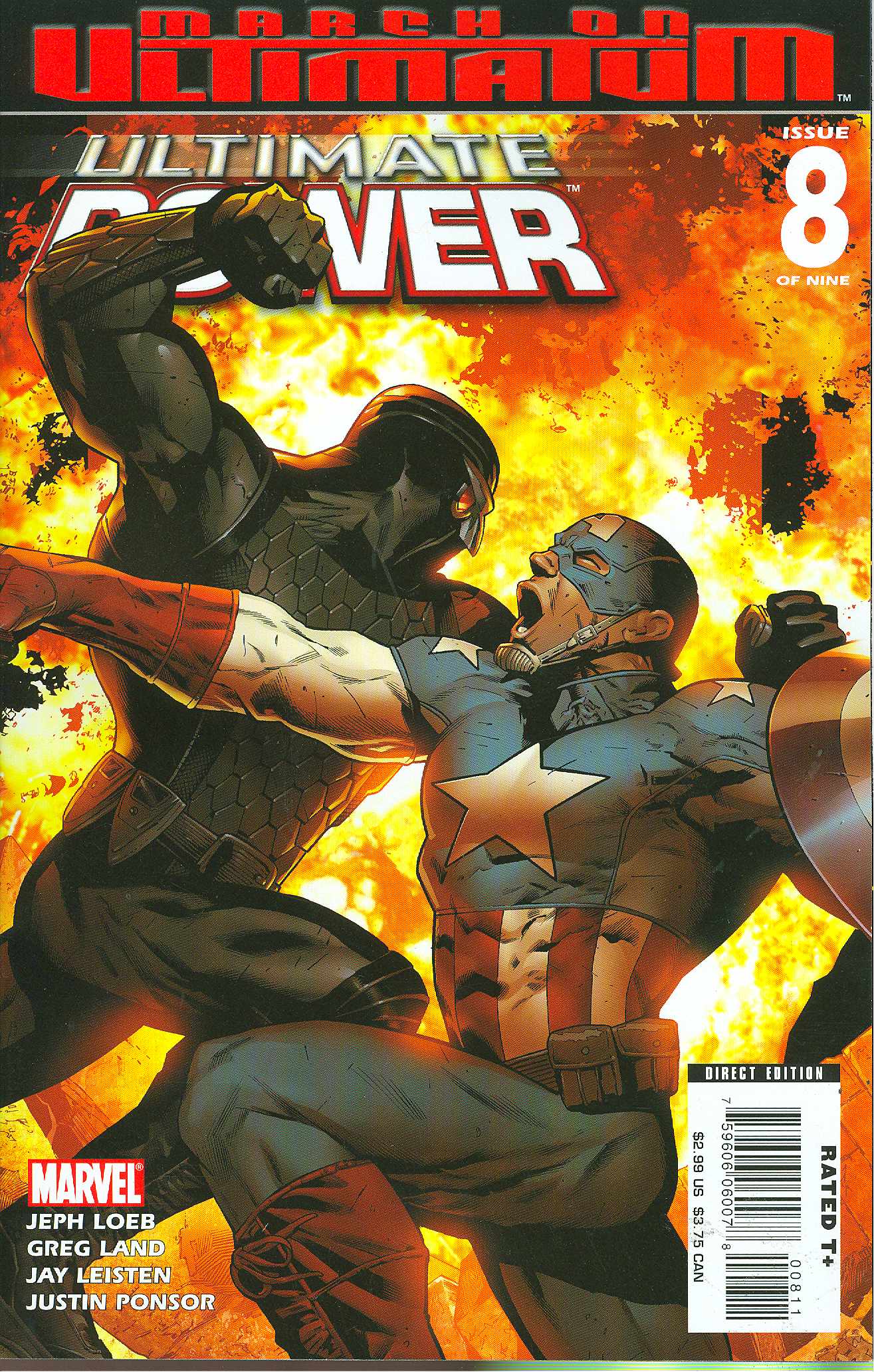 ULTIMATE POWER #8 2007 Avengers MARVEL COMICS