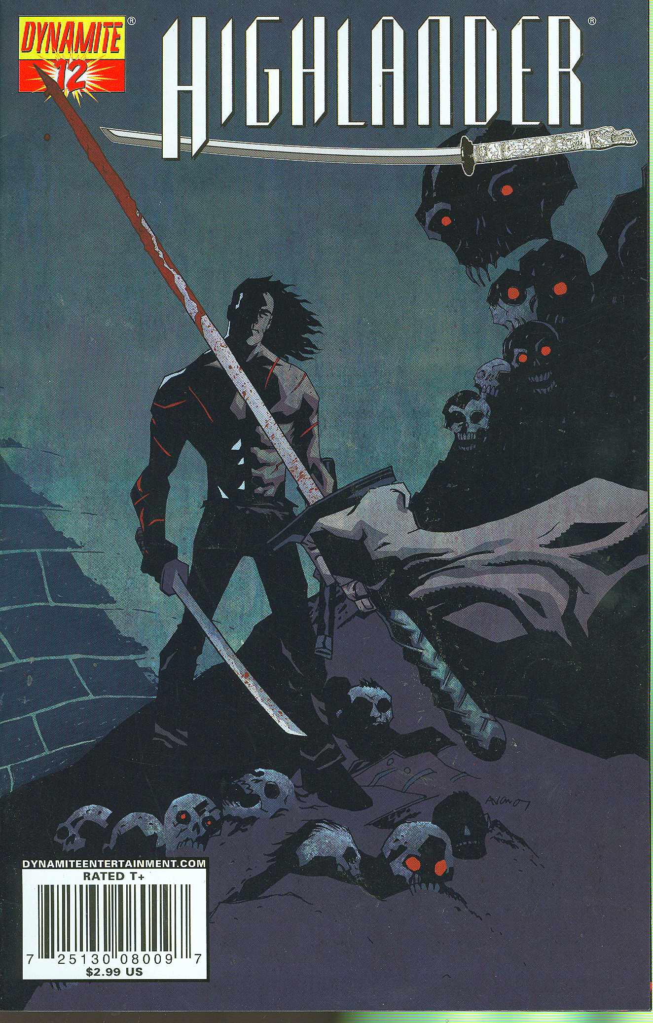 HIGHLANDER #12 2007 Highlander DYNAMITE ENTERTAINMENT