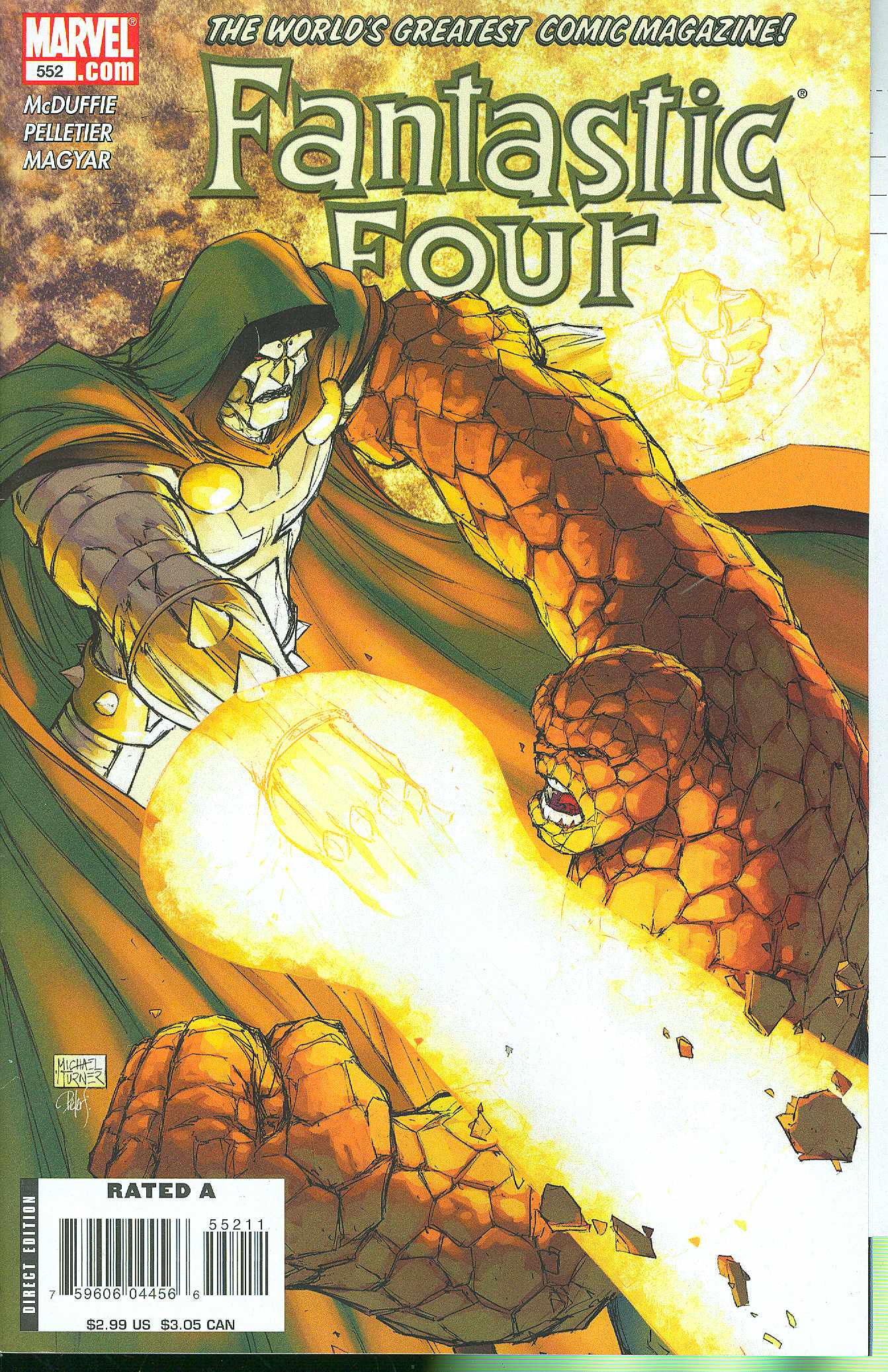 FANTASTIC FOUR #552 2007 Fantastic Four MARVEL COMICS