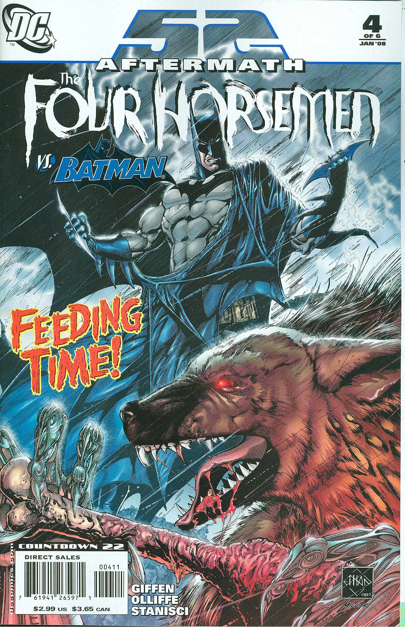 52 AFTERMATH THE FOUR HORSEMEN #4 2007 52 DC COMICS