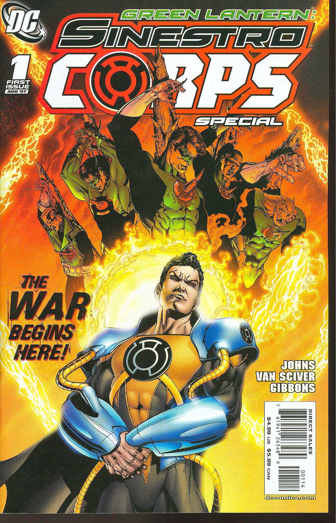 GREEN LANTERN SINESTRO CORPS SPECIAL #1 4TH PRINT 2007 Green Lantern DC COMICS