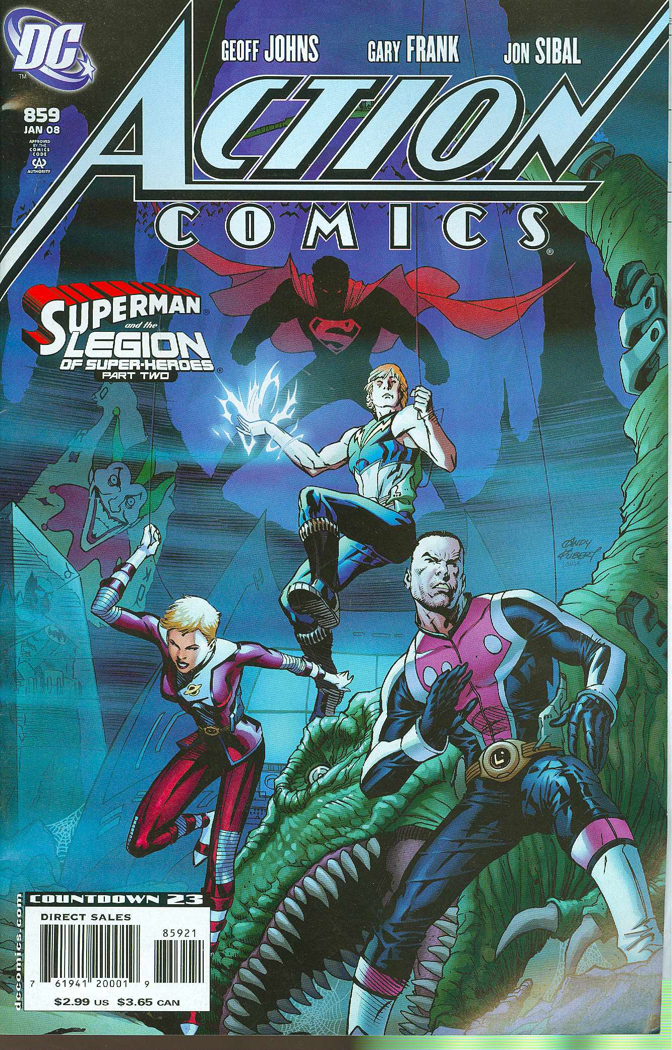 ACTION COMICS #859 1:10 VARIANT 2007 Action Comics DC COMICS