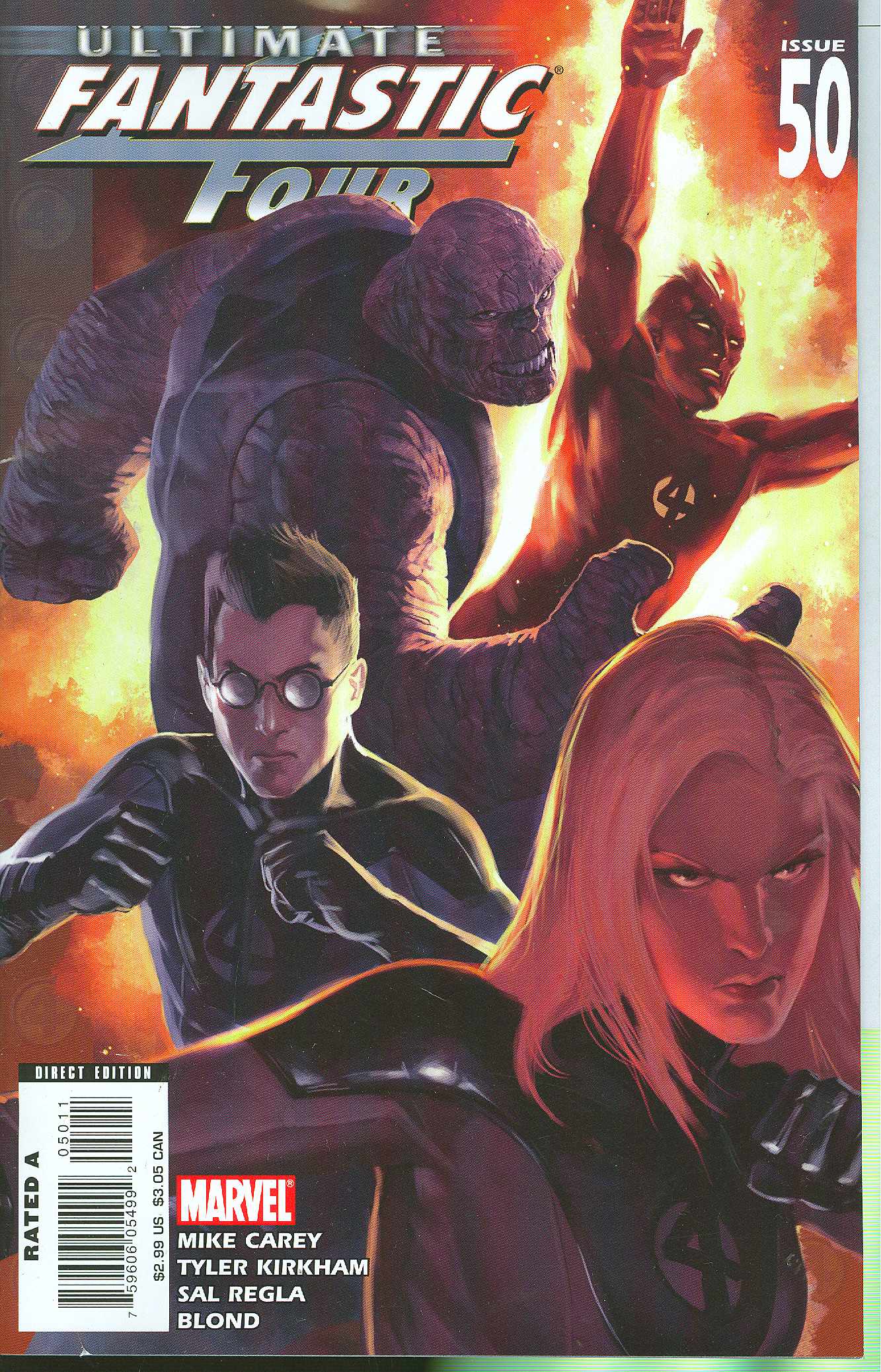 ULTIMATE FANTASTIC FOUR #50 2008 Ultimate Fantastic Four MARVEL COMICS