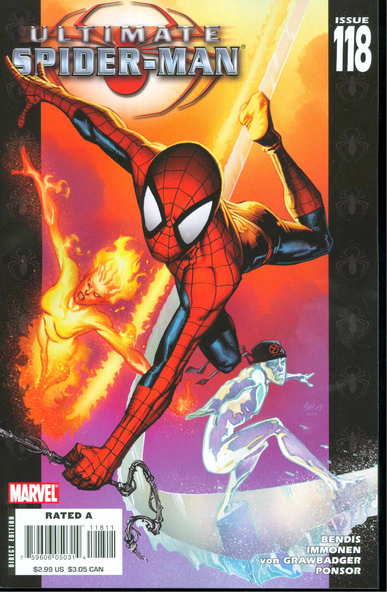ULTIMATE SPIDER-MAN #118 2008 Ultimate Spider-Man MARVEL COMICS