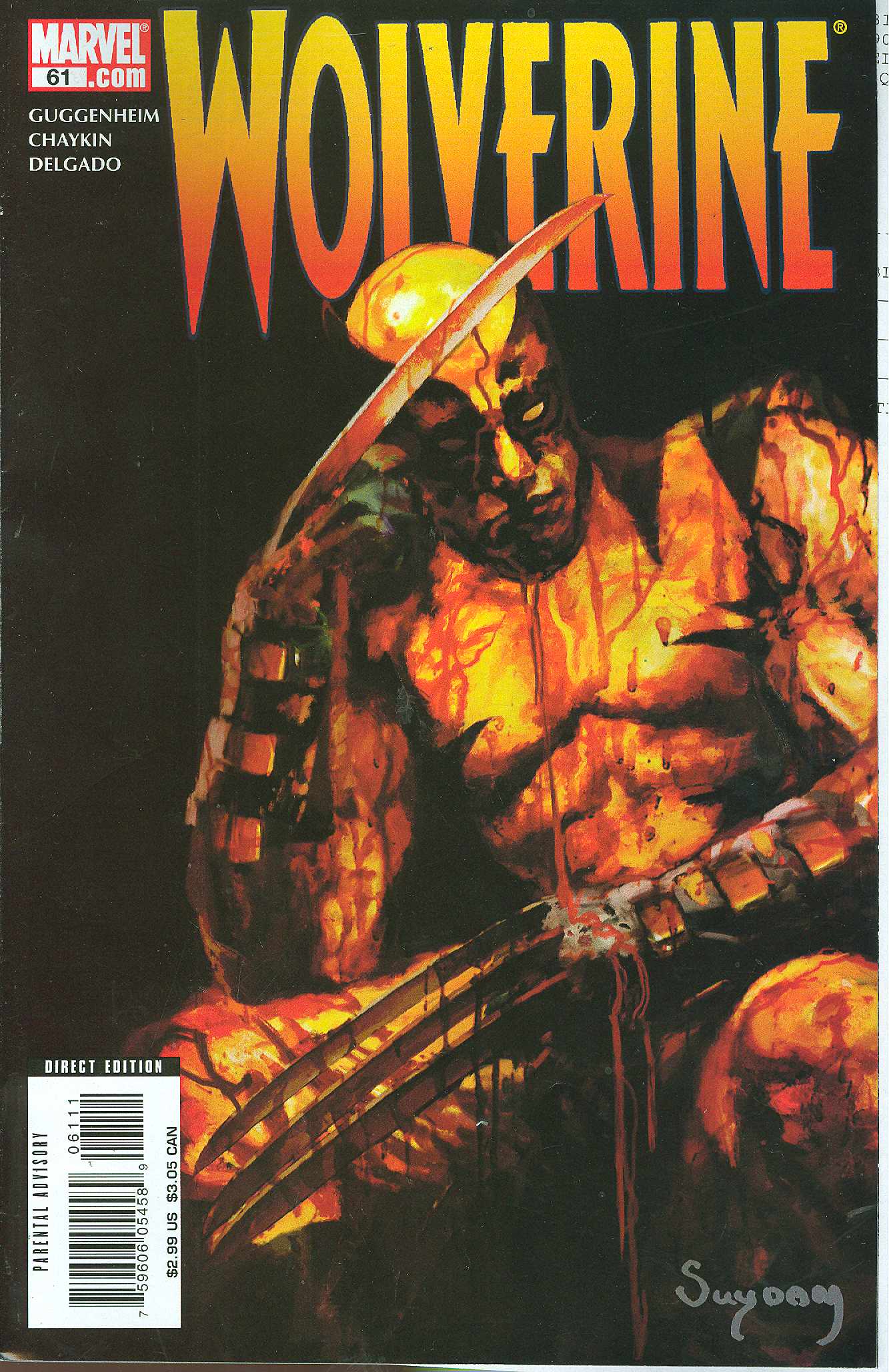 WOLVERINE #61 2008 Wolverine MARVEL COMICS