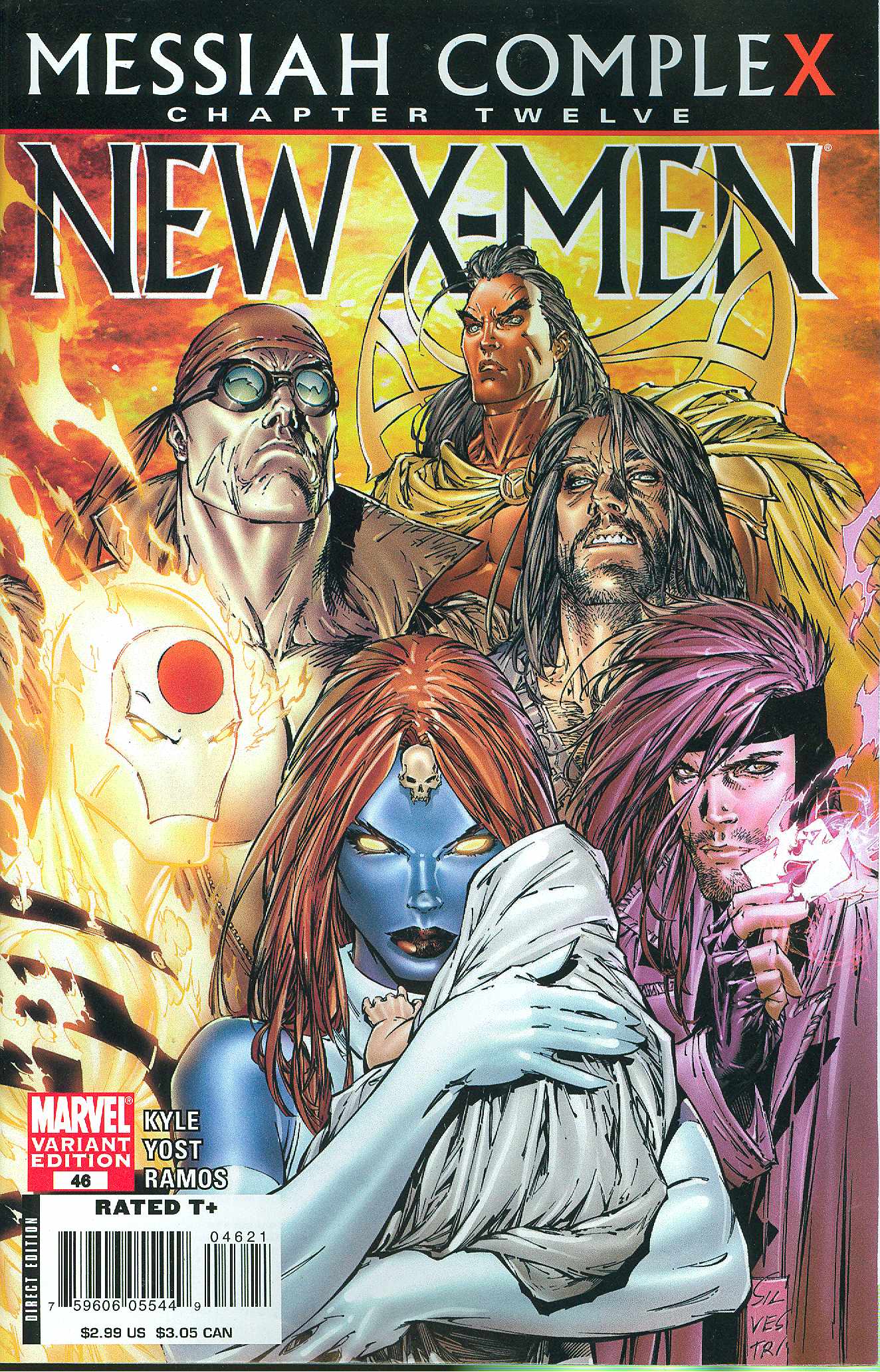 NEW X-MEN #46 SILVESTRI 1:10 VARIANT 2008 X-Men MARVEL COMICS